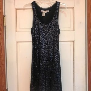 Sparkly , Sequined, Navy Dress